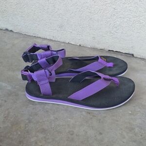 Teva Original Universal Women's Sandals Size 9 1003987 Multicolor Diamond Purple